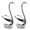 White, variant on Practical And Decorative Swanning Formed Kitchen Tool Organiser Rustproof Metal Spoon Forks Rest For Home And Restaurant