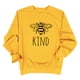 thumbnail image 1 of Sudadera con Cuello Redondo de Abeja, Transpirable, Suave y cómoda, Sudadera con Alfabeto de Manga Larga para Las Compras Diarias, Alfabeto Amarillo Negro XXL, 1 of 6