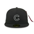 thumbnail image 2 of Men's New Era x Alpha Industries  Black Chicago Cubs 59FIFTY Fitted Hat, 2 of 5