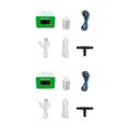 thumbnail image 3 of Ounissouiy Bomba de riego automática, riego por goteo, planta de goteo, controlador de sincronización inteligente al aire libre para accesorios cuatro cabezales de caída 2Conjunto, 3 of 6
