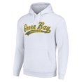 thumbnail image 2 of Unisex Starter White Green Bay Packers Tailsweep Pullover Hoodie, 2 of 3