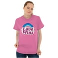 thumbnail image 4 of Inspirational Trans Flag Love Wins Women's Plus Size Graphic Tee Brisco Brands 4X, 4 of 5