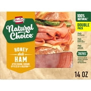 HORMEL NATURAL CHOICEDeli Meat, Gluten Free, HoneyDeliHam,Refrigerated, 14 oz Resealable Plastic Package