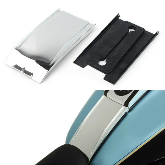 NS Motorcycle Lower Dash Panel Extension Kit Decoration for FLST FLSTF FLSTN FLSTFB FLSTC FLSTS FLSTSC, FXST FXSTB FXSTC FXSTS 2000-2017, Chrome