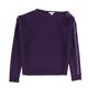 thumbnail image 1 of Suéter de manga con cremallera para mujer bar III morado XX-Small, 1 of 2