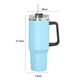 thumbnail image 4 of Copa De Aislamiento Taza de café de 40 oz de acero inoxidable a prueba de fugas con asa para viajes al aire libre (azul), 4 of 8