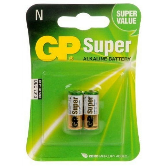 2 Packs of 2 GP Alkaline Battery Lr1 - N, 1.5V Batteries