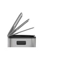 thumbnail image 6 of Dual Trash Can, 60 Liter (2x30L)/80 Liter (2x40L) Stainless Steel Step Trash Can, Rectangular Garbage Bin with Inner Buckets, Suit for Kitchen Office Home Use, 6 of 9