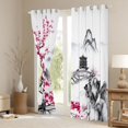 thumbnail image 3 of Castle Fairy Sakura Black Out Curtains,Japanese Style Curtains Pack of 2 (42x63 Each), 3 of 6