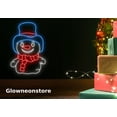 thumbnail image 2 of Glowneon Snowman Neon Sign, Christmas Snowman Led Sign, Snowman Light Sign, Snowman Decor, 2 of 5