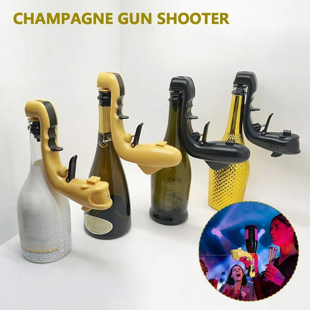  Beer Gun Shooter,The 3rd Generation Champagne Gun  Shooter,Alcohol Gun Shooter Bottle Beer Squirt Gun Adjustable Dispenser Red  Wine for Party Birthday Christmas 1: Home & Kitchen