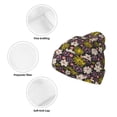 thumbnail image 3 of Lsque Flowers Daisy Pattern Knitted Beanie, Unisex Winter Hat, Knit Hat Winter Beanies Thick Fisherman Beanies Cuffed Plain Skull Caps, 3 of 6