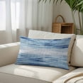 thumbnail image 3 of Vintage Blue Body Pillow Cover, Pillowcase Protectors with Zipper, Breathable Decorative Throw Pillow Case Cover, Retro Blue Ombre Modern Abstract Art Pillow Shams for Couch Sofa 24x36Inch, 3 of 8