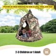 thumbnail image 2 of Carpa de árbol colgante VEVOR, máx. Columpio para tienda de campaña con capacidad de 440 libras, Hangout Hugglepod con luces LED de decoración de arcoíris, cojín inflable, tienda de campaña, 2 of 9
