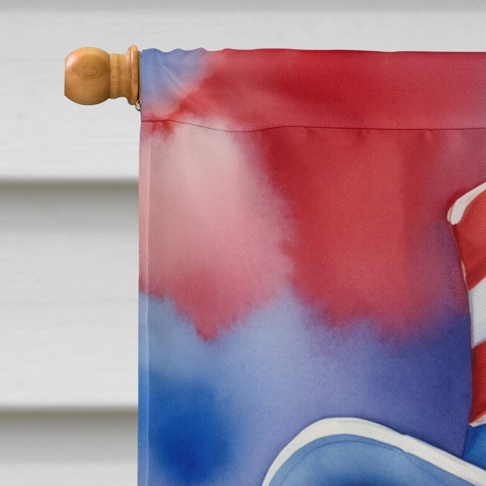 Maltese Patriotic American House Flag 28 in x 40 in