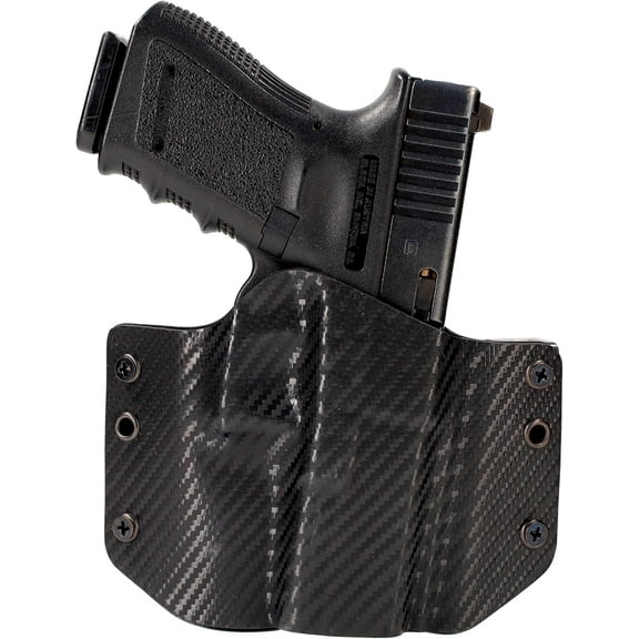 Black Carbon Fiber OWB Holster (Right-Hand, Sig Saur p239)