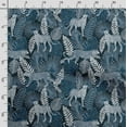thumbnail image 3 of Soimoi Animals Printed,Cuddle Minky Fabric, Sewing Fabric by The Yard 56 Inch Wide,Decorative Plush Soft Fabric, Baby Garments, Toys and Blankets, Blue & White, 3 of 5
