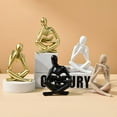 thumbnail image 2 of DESIGNICE Reading Woman Figurine,Tabletop Decoration Bookshelf Decoration,Desk Decoration Thinker Reading Statues,Style F, 2 of 4