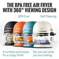 thumbnail image 2 of Self-Cleaning Air Fryer 5 Quart with 360 Visibility, Non-Toxic, BPA-Free, 400F Vortex for Even Cooking, 6-in-1 Functions, Rotisserie, Roast, Bake, Vortex Air Fryer, Teflon Free, Glass Air Fryer, 2 of 5