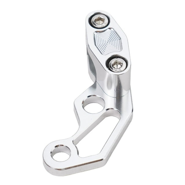 Motorcycle Bikes Modified Oil Pipeline Brake Line Clamp Protector Aluminum Alloy Silver Mingyqi
