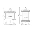 thumbnail image 2 of 2PCS Photo Frame Creative Wood Easel Shape Picture Frame Photo Display Frame, 2 of 9