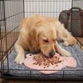 thumbnail image 4 of Fish Shaped Silicone Pet Licking Mat Multi Texture Slow Feeder Pad Anti Anxiety Food Spread Mat For Dogs Cats Indoor Feeding(Pink-17.5cm), 4 of 5