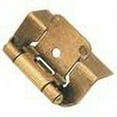thumbnail image 2 of Hickory Hardware Semi-Concealed Collection Hinge (Pair) - Antique Brass, 2 of 3