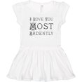 thumbnail image 3 of Inktastic I Love You Most Ardently Girls Toddler Dress, 3 of 5