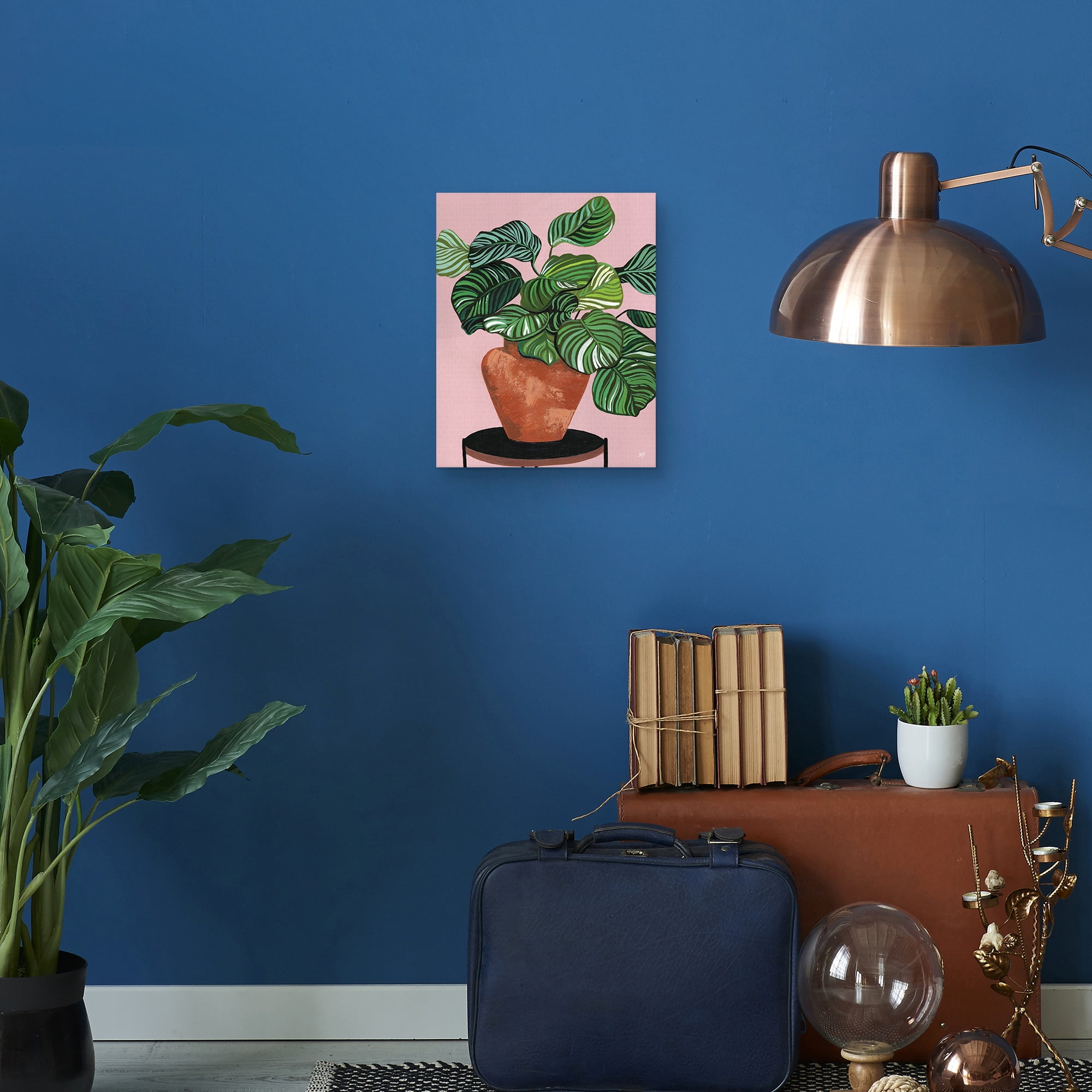 Calatheas by Bria Nicole Canvas Art Print