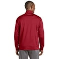 thumbnail image 2 of Sport-Tek ST241 Sport-Wick Fleece Full-Zip Jacket, White, 4XL, Mens Sweaters, 2 of 2