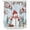 Blue Red, variant on Xipuska Pink Christmas Tree Shower Curtain - Water Repellent Fabric Shower Curtains Washable, Xmas Snowflake Winter Decorative Polyester Cloth Bathroom Curtains Modern Bath Decor 72"x78"