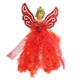 thumbnail image 1 of Riforla Christmas Wing Standing Angel Doll Hanging Xmas Tree Pendants Home Decor Hangs Red, 1 of 1