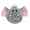 Elephant, variant on 3.5 Inch Safari Subwoofer Disc Dog Toy with Squeaker Choose from 4 or Full Set (Sellers Choice - 1 Random Toy)