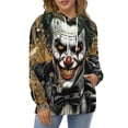 thumbnail image 4 of Joker Hoodies for Men Women, Unisex Hooded Sweatshirt, Oversized Pullover with 3D Print, Casual Loose Fit Hoodie, S-6XL, 4 of 8