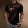 thumbnail image 2 of kamemi Short Sleeve Polo Shirts for Men Men's Core Knit Pocket Polo(Red,XL), 2 of 4