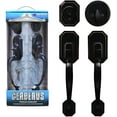 Cerberus Oil Rubbed Bronze Entry Door Lock Handle Set with Deadbolt