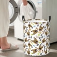 thumbnail image 5 of Fuzoiu German Shepherd Dog Print Circular Hamper,Laundry Basket with Handle,Collapsible Laundry,Dirty Clothes Storage Basket,for Bedroom Bathroom Dorm Living Room-Small, 5 of 6