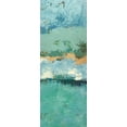 thumbnail image 2 of Holzner, Renate 9x18 Gold Ornate Wood Framed with Double Matting Museum Art Print Titled - Bluegreen Harmony 4, 2 of 4