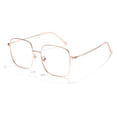 thumbnail image 2 of Gafas de bloqueo de luz azul Cyxus con montura metálica retro cuadrada, 2 of 9