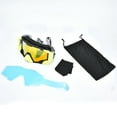 thumbnail image 1 of Gafas de seguridad para motocicletas resistentes al viento, a la arena y a los rayos ultravioleta, color negro y amarillo, para condiciones extremas de conducción, 1 of 8