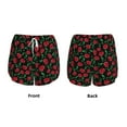 thumbnail image 6 of Goofa Cherry Printed Women 2 in 1 Running Shorts,Quick Dry Athletic Workout Shorts,High Waisted Athletic Shorts with Liner Pockets-Large, 6 of 9