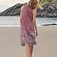 thumbnail image 3 of WILLBEST Vestidos De Verano Vestido De Lino Para Mujer Vestido De Playa Informal Hasta La Rodilla Vestido Sin Mangas Vestido Casual Estampado De Verano Con Bolsillos, 3 of 3