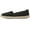 Black, variant on Women Espadrille Flats Mesh Knitted Shallow Slip Ons Comfy Breathable Canvas loafers Casual Daily Walking Shoes for Lady(Apricot US11)