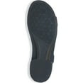 thumbnail image 5 of Munro Meghan M491086 Sandal Womens 7.5 Black Leather Asymmetric Slingback KHD736, 5 of 5