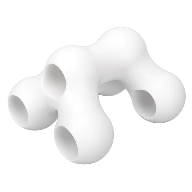 Masajeador de cuello y hombros portátil con punto de simulación de relajación muscular, color blanco