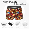thumbnail image 2 of Men's Boxer Briefs, Colorful Cute Parrot Toucan Bird Soft Comfy Mens Underwear Boxer Briefs Breathable With Widen Waist, 2 of 7