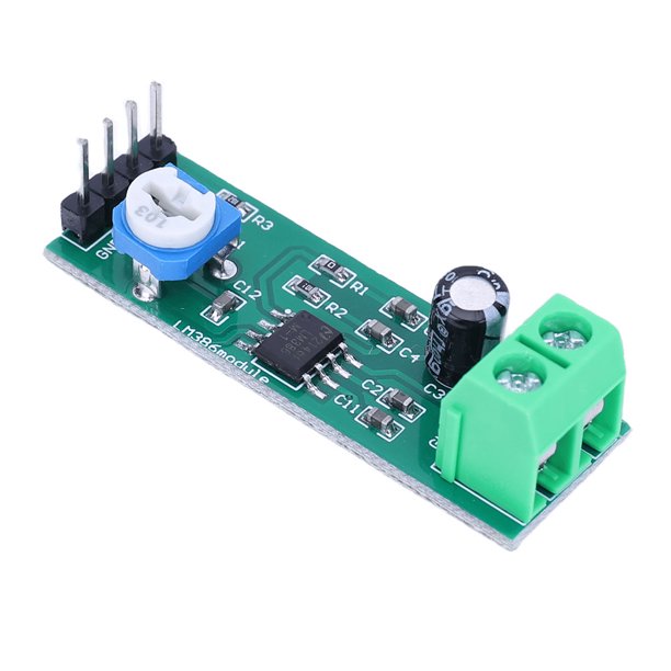 El módulo amplificador de audio LM386 200 veces gana componentes electrónicos ajustables 10K