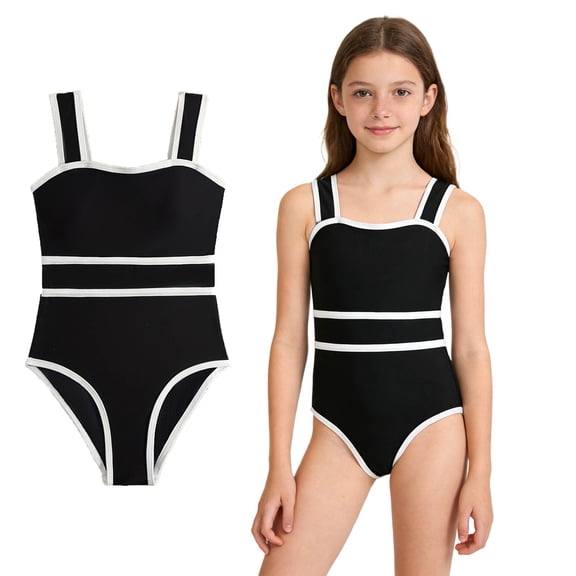 Kids Swimsuit Girls Green One Piece Swimsuits Girls Bikini for Kids 9-10 Years