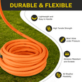 thumbnail image 5 of KOTTO Heavy Duty Expandable Garden Hose, Lightweight Water Hoses for Outside, Leak-Proof, Orange, 50ft, 5 of 5