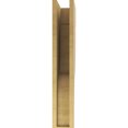 thumbnail image 4 of 5"W x 10"D x 30"H Thin Garner Rough Cedar Woodgrain TimberThane Corbel, Primed Tan, 4 of 6